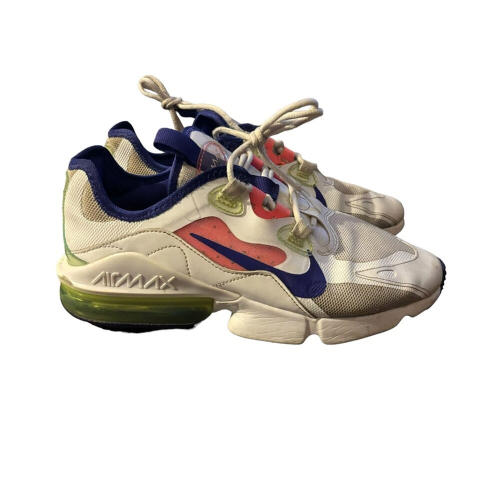 Nike Women's White Navy Coral Air Max Sneakers
